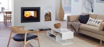 Sort peisinnsats Scan DSA 12 med indsyn fra to sider